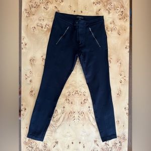 JCREW pencil pant with zipper pockets - black -size 4R